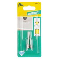 Wolfcraft Diamantslijpstift-set | Cilinder- en puntkegelvormig | 2-delig | 1 set - 5989000 - thumbnail