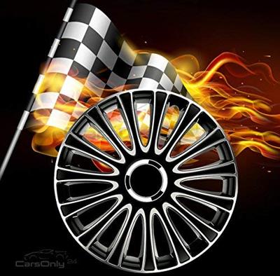 Wieldoppenset LeMans 17-inch zwart/zilver PP5137