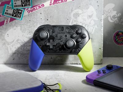 Nintendo Switch Pro Controller (Splatoon 3 Edition)