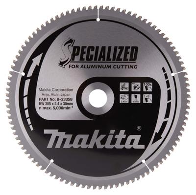 Makita Afkortzaagblad voor Aluminium | Specialized | Ø 305mm Asgat 30mm 100T - B-33358
