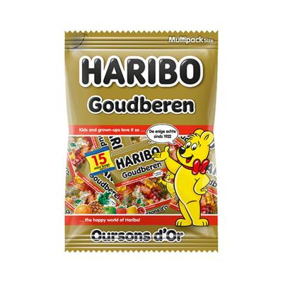 Haribo snoep goud beertjes, zak van 185 g