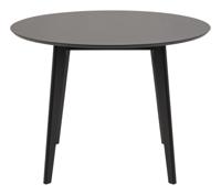 Bendt Ronde Eettafel 'Torkil' 105cm Eikenfineer, kleur Zwart - thumbnail