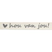 Vaessen Creative • ribbon 2mx15mm nl hou van jou - thumbnail