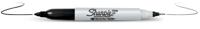 Sharpie permanente marker, twin tip, zwart - thumbnail