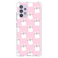 Samsung Galaxy A32 4G | A32 5G Enterprise Editie Case Anti-shock Sleeping Cats - thumbnail