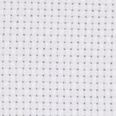 Creativ Company Aida, afm 50x50 cm, 43 vierkanten per 10 cm, wit, 1 stuk