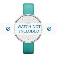 Skagen horlogeband SKW2134 Leder Turquoise 14mm - thumbnail