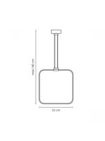 Besselink licht D501145-09 plafondverlichting Zilver LED A - thumbnail