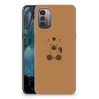 Nokia G21 | G11 Telefoonhoesje met Naam Baby Hyena - thumbnail