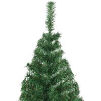 VidaXL Kunstkerstboom groen 180 cm pvc en staal en kunststof - thumbnail