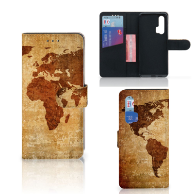 Honor 20 Pro | Flip Cover | Wereldkaart