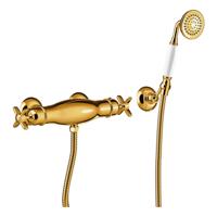 Douchemengkraan Tres Clasic Incl handdouche Goud Tres - thumbnail
