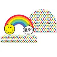 Amscan Uitnodigingskaarten met envelop smiley 16 cm 8 stuks | 36 stuks - thumbnail