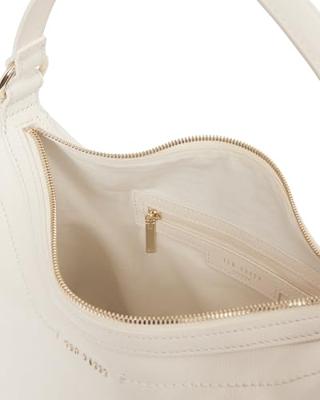 Ted Baker Lyshia Webbing Large Leather Hobo-Ivory