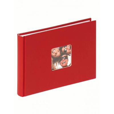 walther+ design FA-207-R Fotoalbum (b x h) 22 cm x 16 cm Rood 40 bladzijden