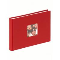 walther+ design FA-207-R Fotoalbum (b x h) 22 cm x 16 cm Rood 40 bladzijden - thumbnail