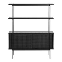 Bendt Wandkast 'Mick' 94 x 114cm, kleur Zwart - thumbnail