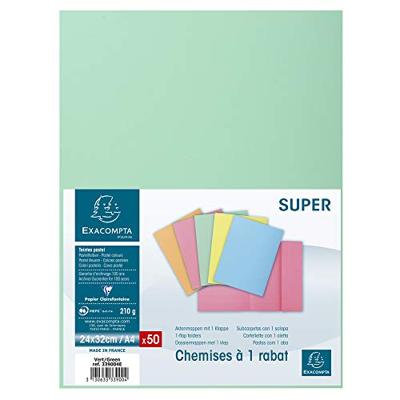 Exacompta dossiermap Super 210, pak van 50 stuks, groen