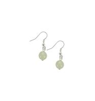 Oorbellen Jade Bol (8 mm) - thumbnail