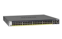 M4300-52G-PoE+ - Switch - L3 - Beheerd - 2 x 10100100010000 + 2 x 10 Gigabit SFP+ + 48 x 101001000 (PoE+) - luchtstroom van voorkant naar achterkant - rack-uitvoering - thumbnail