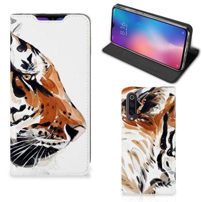 Bookcase Xiaomi Mi 9 Watercolor Tiger