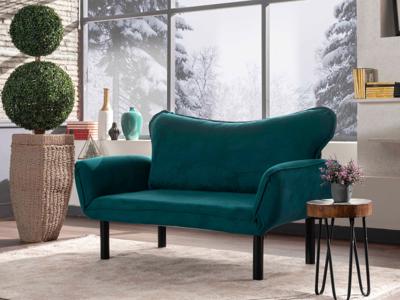 Converteerbare zetel CHATEL 2 plaatsen blauw Converteerbare zetel CHATEL 2 plaatsen blauw