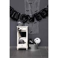 Folieballonnen Letter Halloween Zwart - thumbnail