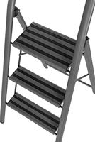 Wenko Huishoudtrap Compact (3-traps, Donkergrijs) - thumbnail