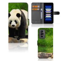 Xiaomi Poco F5 Pro | Telefoonhoesje | Met pasjeshouder | Panda - thumbnail