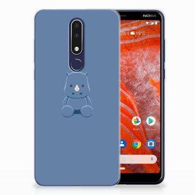 Nokia 3.1 Plus Telefoonhoesje met Naam Baby Rhino