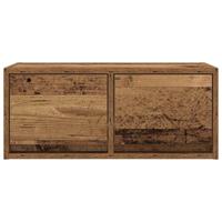 Tv-meubels 2 st 60x31x25,5 cm bewerkt hout oud houtkleurig - thumbnail