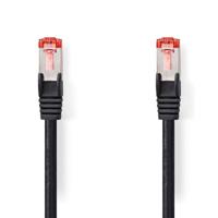 Nedis CAT6 Netwerkkabel | RJ45 Male | RJ45 Male | S/FTP | 30.0 m | Rond | LSZH | Zwart | Label - CCGL85221BK300 - thumbnail