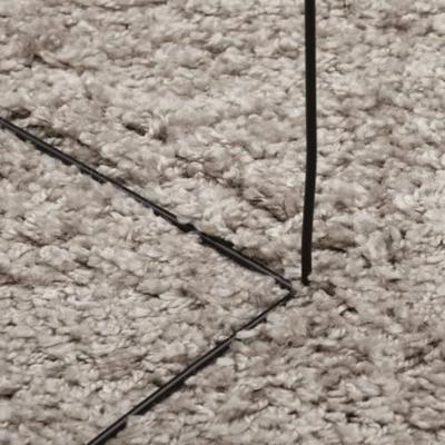 VidaXL Vloerkleed pamplona shaggy hoogpolig modern 160x230 cm beige - thumbnail