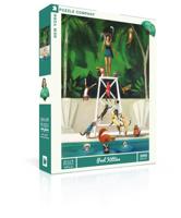 New York Puzzle Company Puzzel Zwembadkatjes - 1000 stukjes - thumbnail