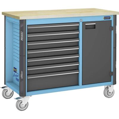 HAZET Werkbank - rijdend - Assistent 179NW - enkel 179NW-7 - L x B x H: 1150 mm x 600 mm x 964 mm - Laden, ondiep: 6 x 81 x 522 x 398 mm - Laden, HAZET Werkbank - rijdend - Assistent 179NW - enkel 179NW-7 - L x B x H: 1150 mm x 600 mm x 964 mm - Laden, ondiep: 6 x 81 x 522 x 398 mm - Laden,