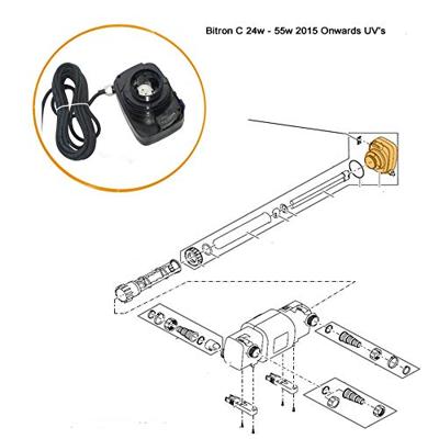 Oase Bitron C 36 2014 Vervangende UVC Electro Unit - Kristalheldere Vijver zonder Algen