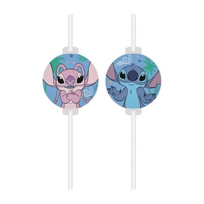 4 Stitch™ rietjes met medaillon