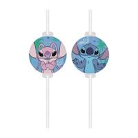 4 Stitch™ rietjes met medaillon - thumbnail