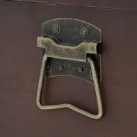 Schatkist met sloten 110x50x39,5 cm multiplex donkerbruin - thumbnail