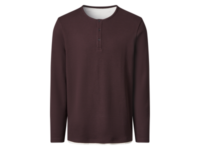 esmara Men Heren longsleeve (Bordeaux, XXL) esmara Men Heren longsleeve (Bordeaux, XXL)