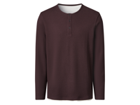 esmara Men Heren longsleeve (Bordeaux, XXL) - thumbnail