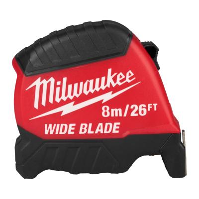 Milwaukee Rolmaat | Wide Blade | 26 ft / 8 M x 35 mm - 4932499206