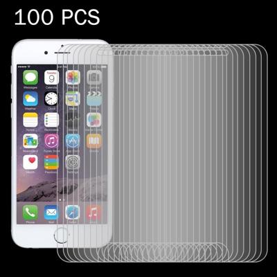 100 stuks voor iPhone 8 & iPhone 7 0 26 mm 9H oppervlakte hardheid 2.5D explosieveilige getemperd glas Non-full Screen Film