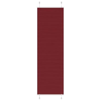 VidaXL Plissé rolgordijn 55x200 cm stofbreedte 54,4 cm bordeauxrood