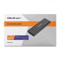 Qoltec 50312 behuizing voor opslagstations SDD-behuizing Zwart M.2 - thumbnail