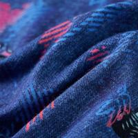 Kindershirt met monstertruckprint 140 gemleerd donkerblauw - thumbnail