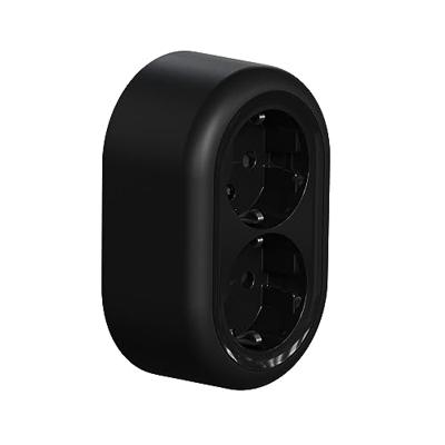 ELSO dubbele stekkerdoos RENOVA zwart 16A 1 stuk(s) ELSO dubbele stekkerdoos RENOVA zwart 16A 1 stuk(s)