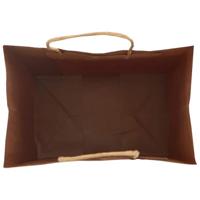 VidaXL Papieren zakken 250 st met hengsels 32x22x24 cm rood - thumbnail
