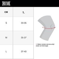 Reeva Knee sleeves 5mm reflective l Maat XS - thumbnail