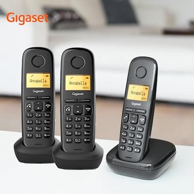 Gigaset A270 Trio Huistelefoon Zwart - thumbnail